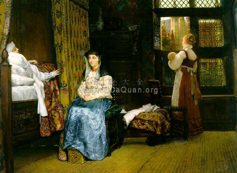 A Birth Chamber, Seventeenth Century - 劳伦斯·阿尔玛·塔德玛